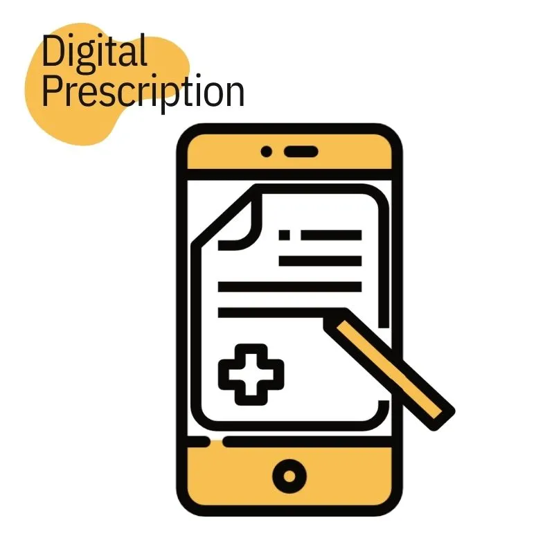 Illustration of digital prescriptions